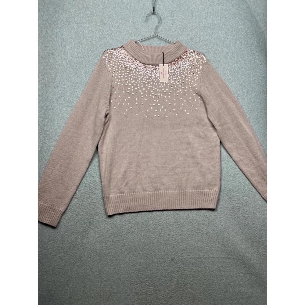 Juicy Couture Gradient Sequin Pull over Sweater W… - image 1